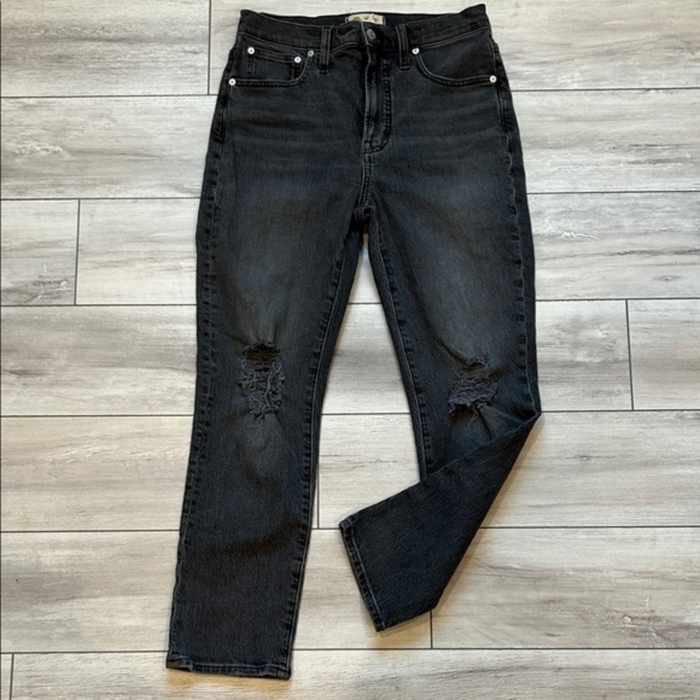 Madewell The Perfect Vintage Jean in black size 27